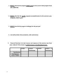 Casa Grant Application Form - South Dakota, Page 4