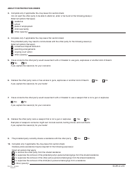 Form 12 (PFA720) Application About a Protection Order - British Columbia, Canada, Page 10