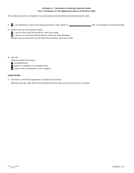 Form 12 (PFA720) Application About a Protection Order - British Columbia, Canada, Page 20