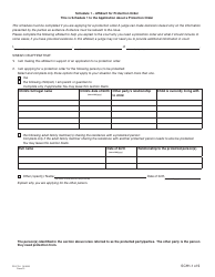 Form 12 (PFA720) Application About a Protection Order - British Columbia, Canada, Page 8