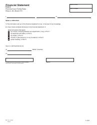 Form PFA713 (4) Financial Statement - British Columbia, Canada, Page 4