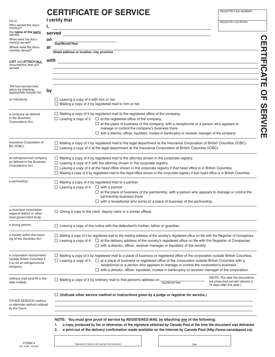 Form 36 (SCL055) Application for Exemption (Civil Resolution Tribunal) - British Columbia, Canada, Page 6