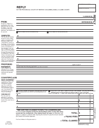 SCR Form 2 (SCL002) Reply - British Columbia, Canada, Page 4