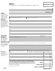 SCR Form 2 (SCL002) Reply - British Columbia, Canada, Page 5