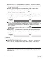 Form P4 Affidavit of Applicant for Grant of Probate or Grant of Administration With Will Annexed (Long Form) - British Columbia, Canada, Page 3