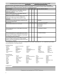 General Enteric Diseases Interview Form - Salmonella and Campylobacter - Connecticut, Page 4