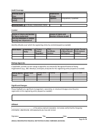 Application for Registration of Financial Institution Holding Company - Utah, Page 2