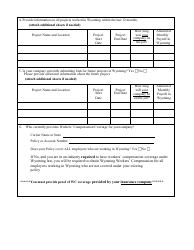Form WYO-790 Out of State Employer Questionnaire - Wyoming, Page 2