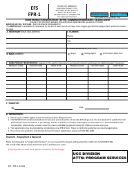 Form EFS-FPR-1 Farm Products Registration - Buyer, Commission Merchant, Selling Agent - Oregon