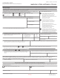 Document preview: ATF Form 1 (5320.1) Application to Make and Register a Firearm