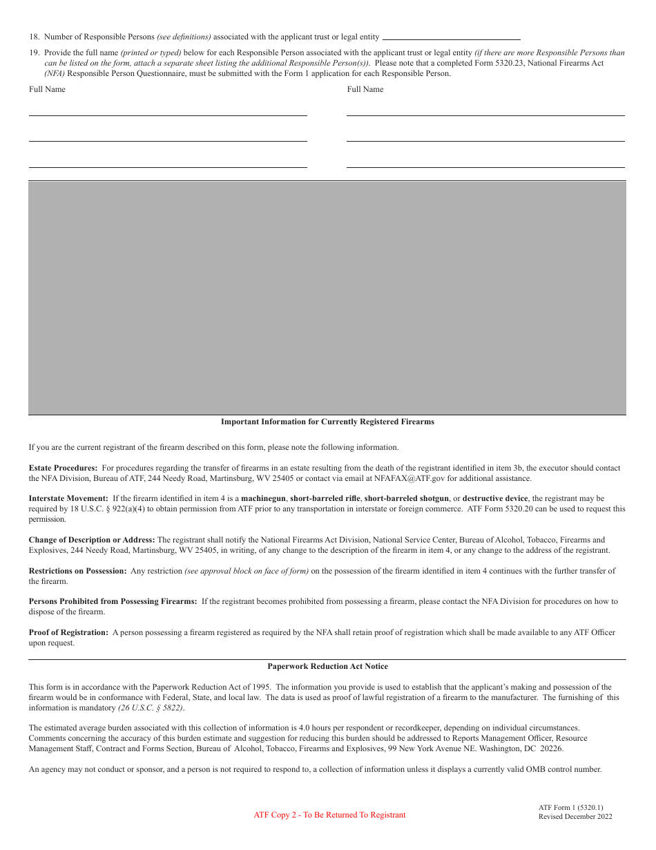 ATF Form 1 (5320.1) - Fill Out, Sign Online and Download Fillable PDF ...