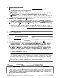 Form CIV-708 Request to Waive Posting in Adult Change of Name Case - Alaska, Page 2