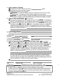 Form CIV-709 Request to Waive Posting in Child&#039;s Change of Name Case - Alaska, Page 2