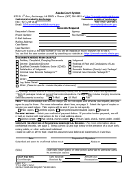 Form TF-311 Records Request - Alaska, Page 2