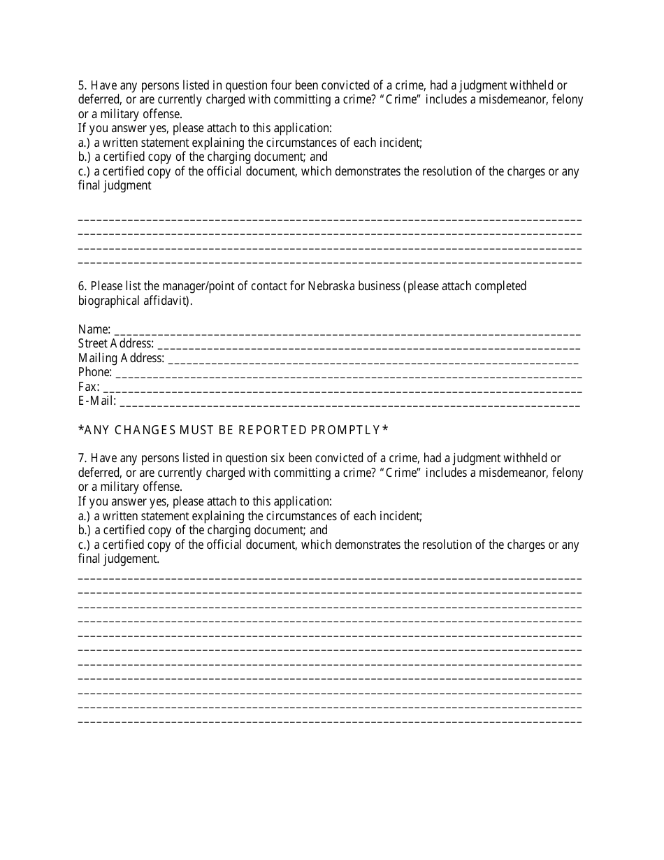 Discount Medical Plan Application for Certificate of Registration - Nebraska, Page 3