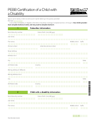 Form HCA50-0142 Pebb Certification of a Child With a Disability - Washington, Page 3