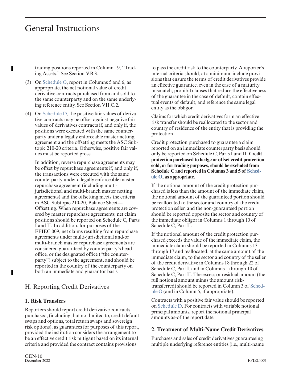 Instructions for Form FFIEC009 Country Exposure Report, Page 14