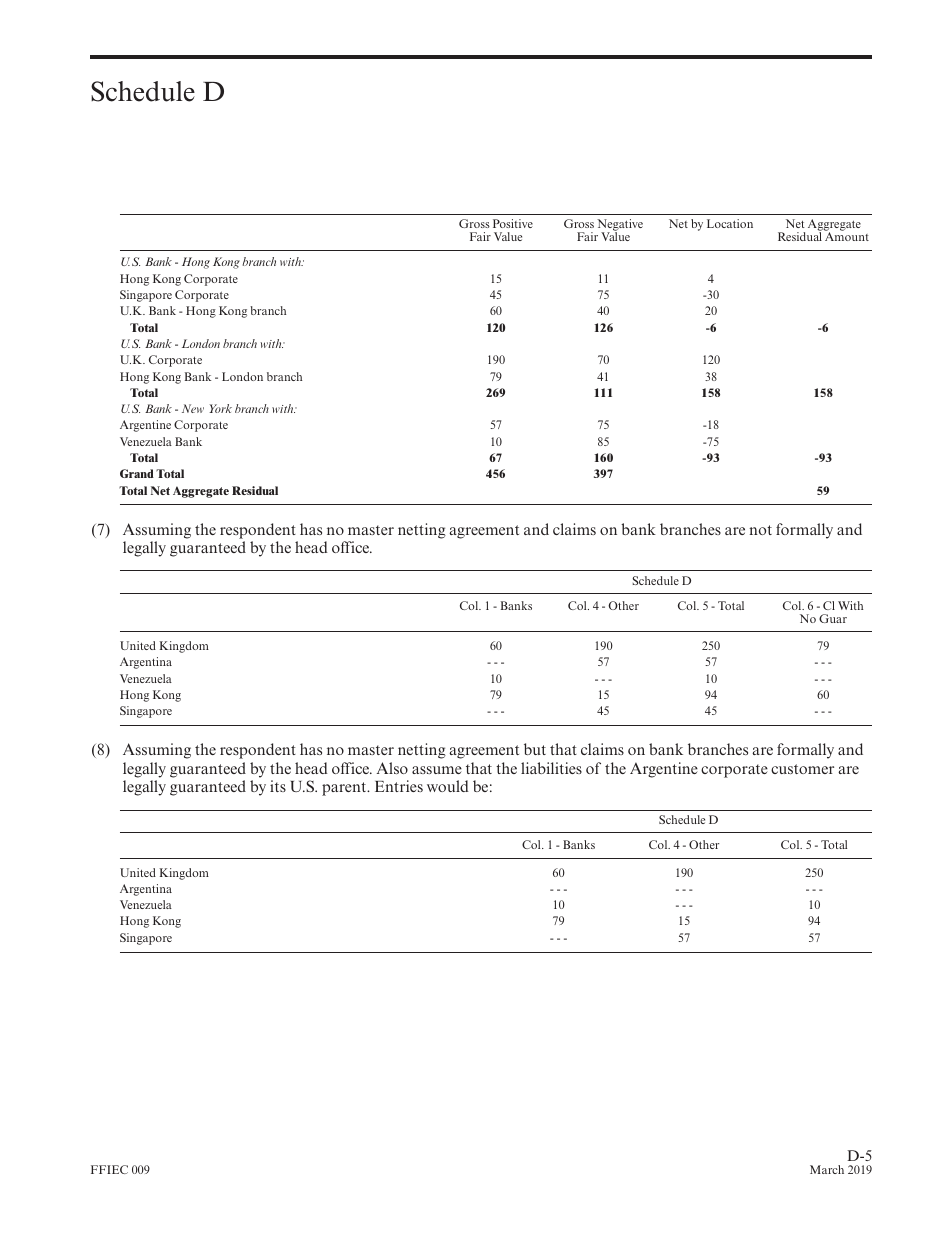 Instructions for Form FFIEC009 Country Exposure Report, Page 39