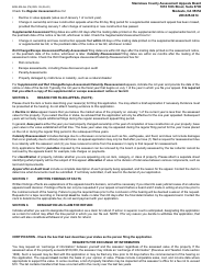 Instructions for Form BOE-305-AH Assessment Appeal Application - Stanislaus County, California, Page 2