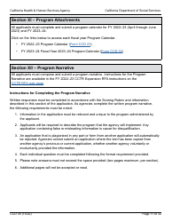 Form CCD34 General Child Care and Development Program Expansion Funds Request for Applications - California, Page 11