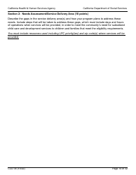 Form CCD34 General Child Care and Development Program Expansion Funds Request for Applications - California, Page 14