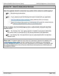 Form CCD34 General Child Care and Development Program Expansion Funds Request for Applications - California, Page 7