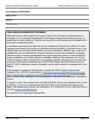 Form CSFP006 Notice of Action - Commodity Supplemental Food Program (Csfp) - California, Page 2