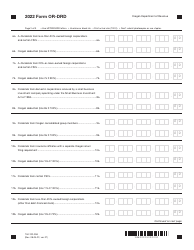 Form OR-DRD (150-102-038) Oregon Dividends-Received Deduction - Oregon, Page 2