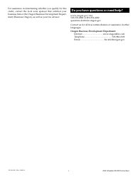Instructions for Form 150-102-043 Schedule OR-LTEZ Long-Term Enterprise Zone Facilities Credit - Oregon, Page 2