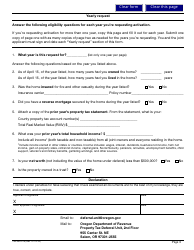 Form 150-490-019 Request for Retroactive Deferral for Disabled and Senior Citizens - Oregon, Page 3