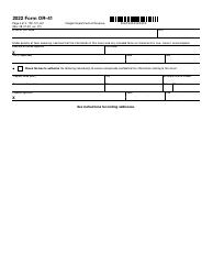 Form OR-41 (150-101-041) Oregon Fiduciary Income Tax Return - Oregon, Page 4