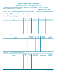 Form OR-RP (150-301-031) Real Property Return - Oregon, Page 2