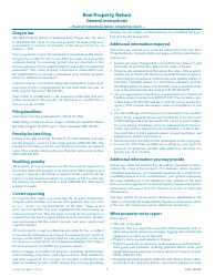 Form OR-RP (150-301-031) Real Property Return - Oregon, Page 7