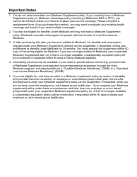 Form 021775 Group Medicare Supplement Enrollment Application - Premera Blue Cross - Washington, Page 7