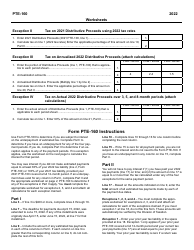 Form PTE-160 Underpayment of Estimated Pass-Through Business Alternative Income Tax - New Jersey, Page 2