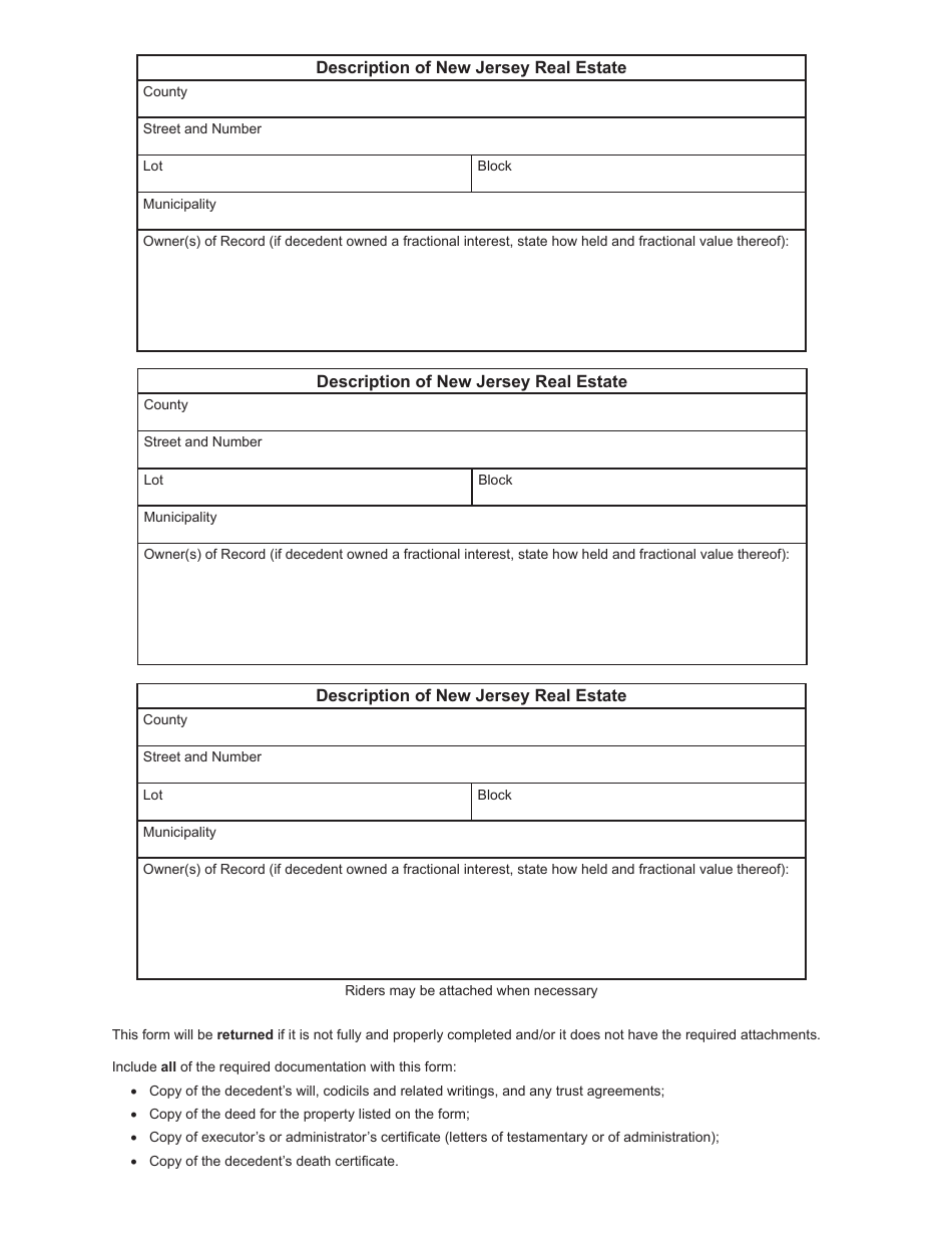 Form L-9 Download Fillable PDF or Fill Online Affidavit for Real ...