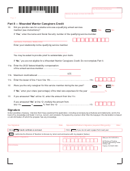 Form NJ-1040-HW Property Tax Credit Application and Wounded Warrior Caregivers Credit Application - New Jersey, Page 2