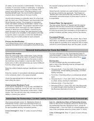 Instructions for Form NJ-1080-C, NJ-1080E - New Jersey, Page 3