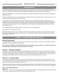 Instructions for Form NJ-1041 New Jersey Income Tax Fiduciary Return - New Jersey, Page 17