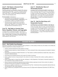 Instructions for Form NJ-1041 New Jersey Income Tax Fiduciary Return - New Jersey, Page 6