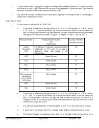 Air Quality Standard Registration Application Form - Arizona, Page 19