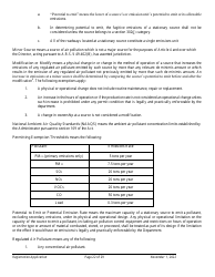 Air Quality Standard Registration Application Form - Arizona, Page 22