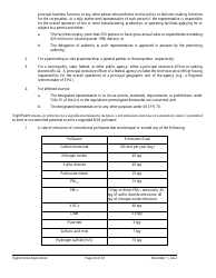 Air Quality Standard Registration Application Form - Arizona, Page 24