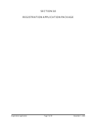 Air Quality Standard Registration Application Form - Arizona, Page 7