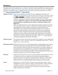 Aquifer Protection Permit Application - Arizona, Page 4
