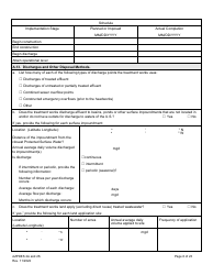 ADEQ Form 2A/2S Arizona Pollutant Discharge Elimination System Application - Arizona, Page 6