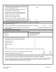 ADEQ Form 2A/2S Arizona Pollutant Discharge Elimination System Application - Arizona, Page 8