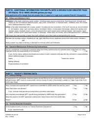 ADEQ Form 2A/2S Arizona Pollutant Discharge Elimination System Application - Arizona, Page 9