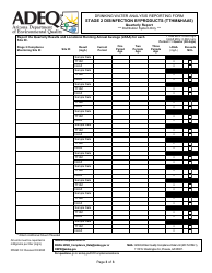 Form DWAR33 Drinking Water Analysis Reporting Form - Stage 2 Disinfection Byproducts (Tthm&amp;haa5) Quarterly Report - Arizona, Page 3