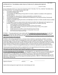 Form H114.600 Application for Prescription Hearing Aid Apprentice or Temporary Fitter Registration - Pennsylvania, Page 3
